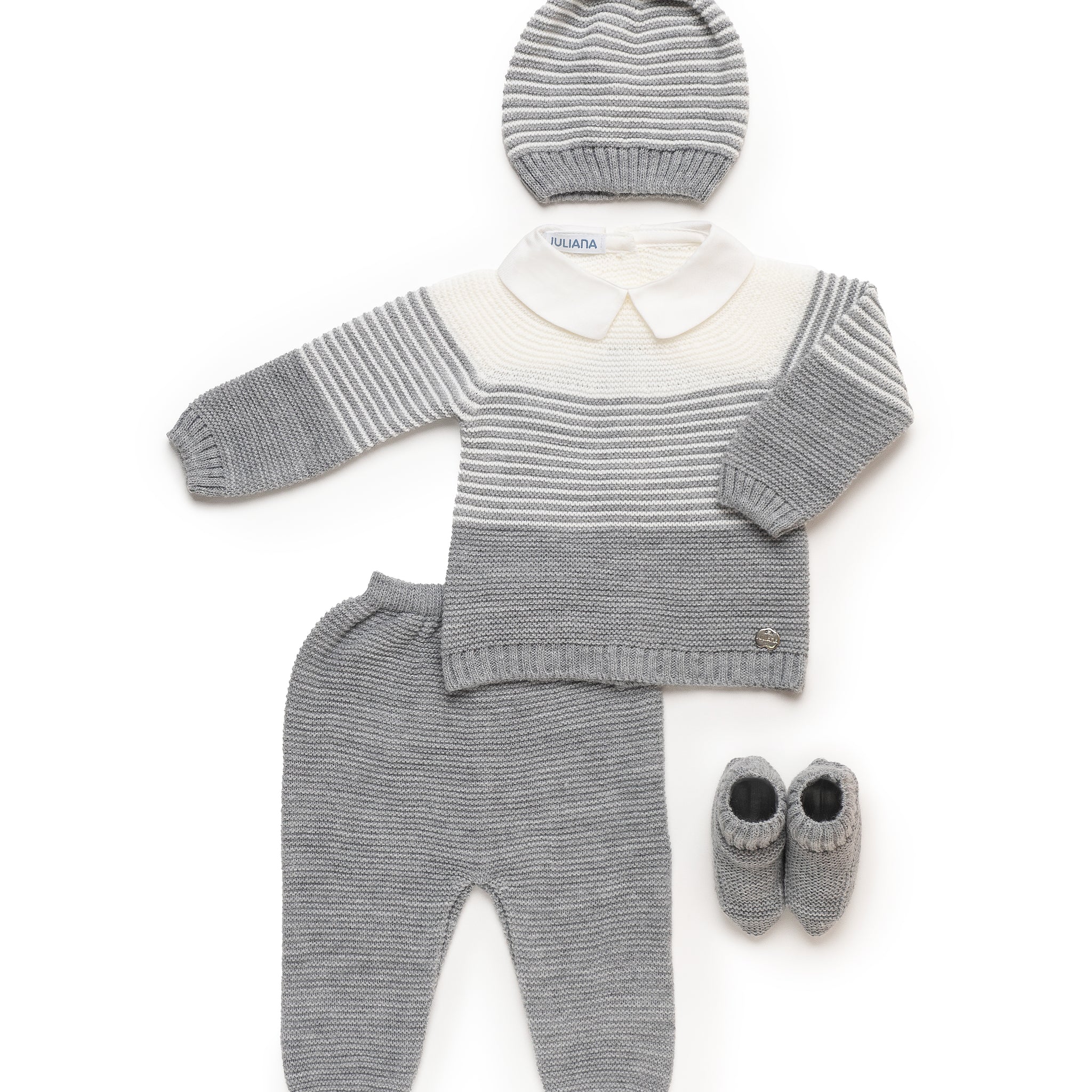 4-delige Linenset met broek en laarzen 