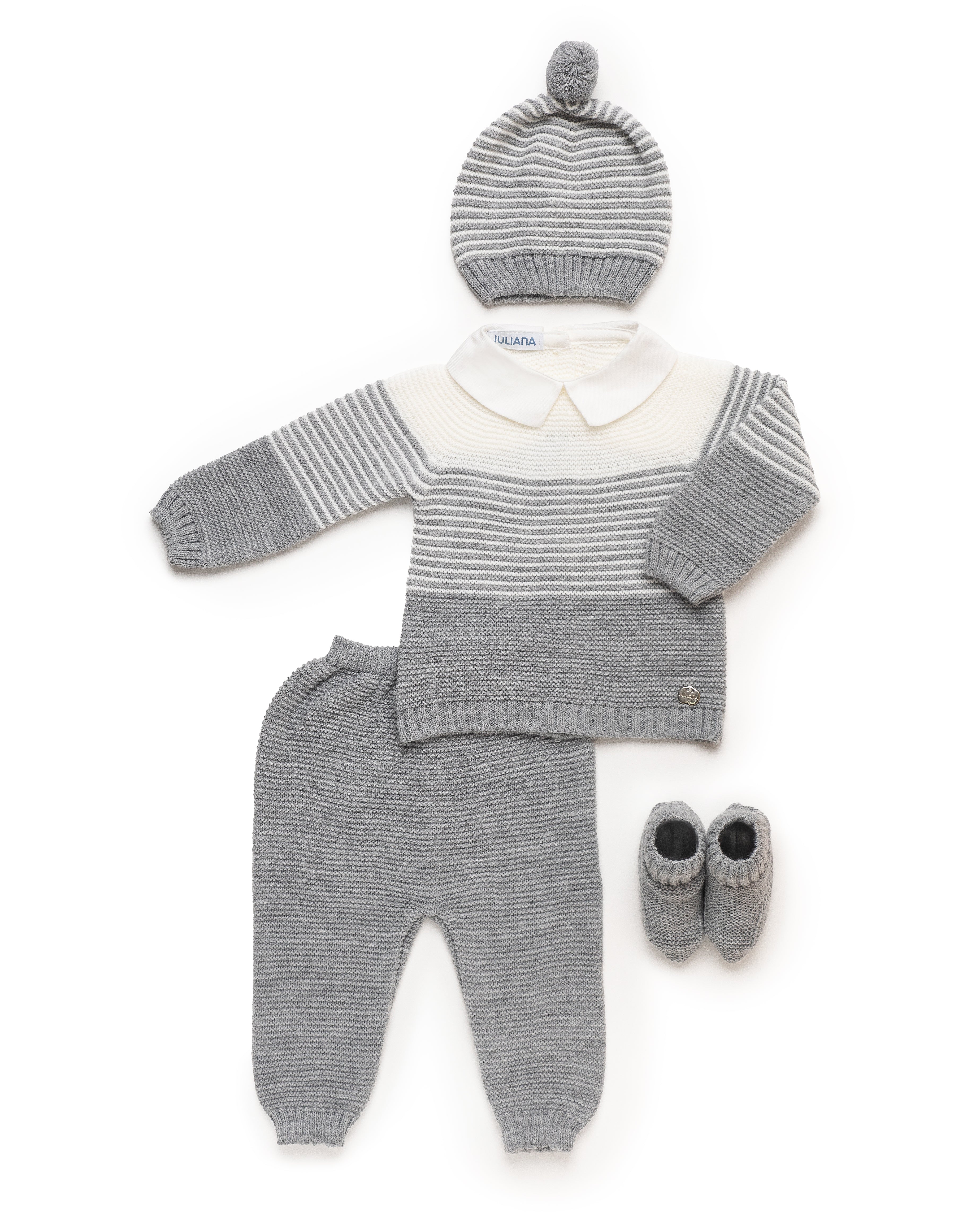 4-delige Linenset met broek en laarzen 