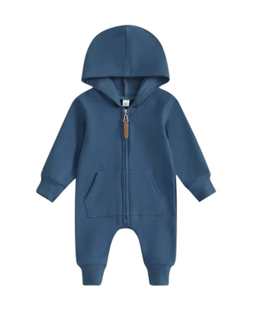 Baby jumpsuit met capuchon 