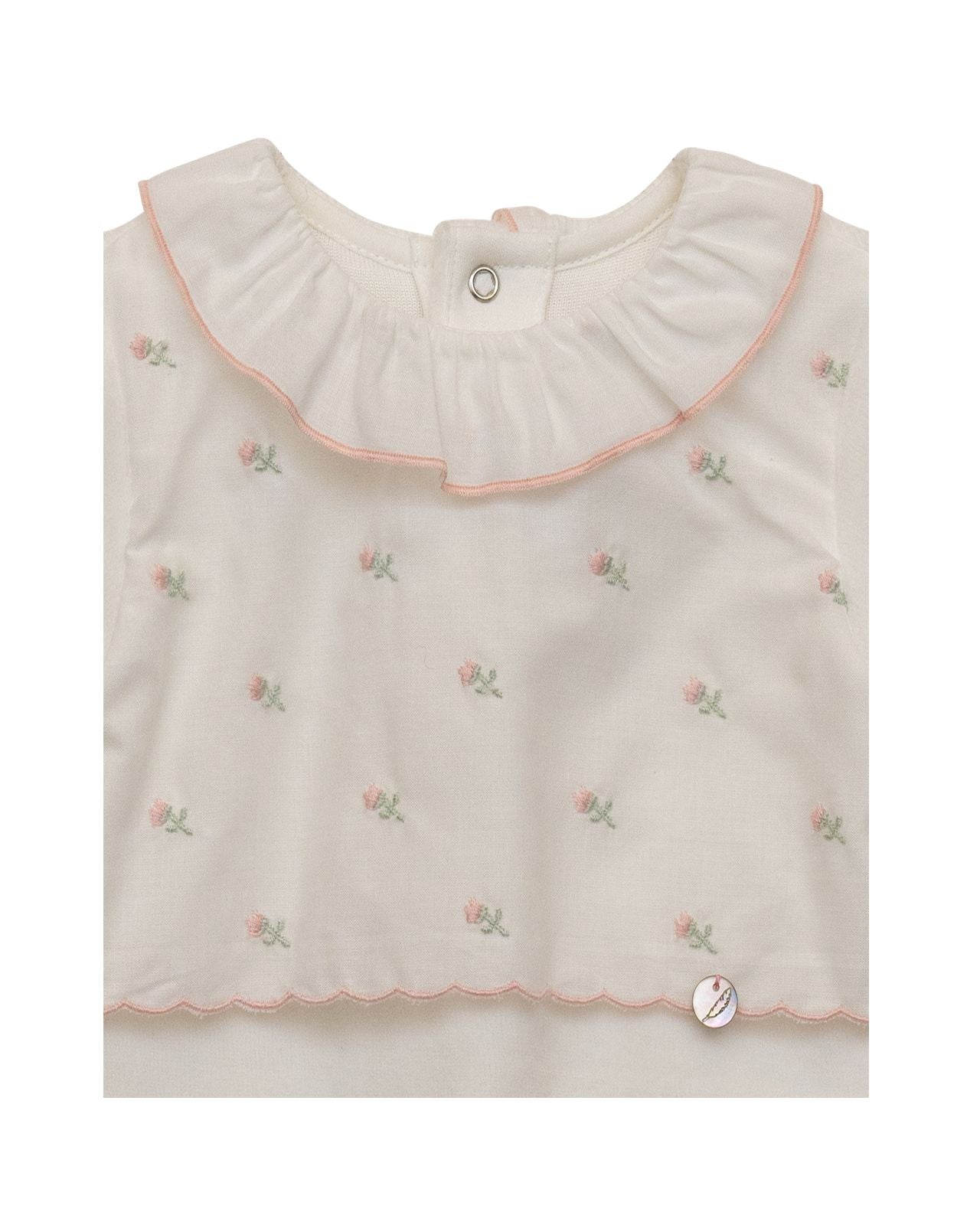 Elegante 4-delige gebreide set voor babymeisjes – 100% katoen