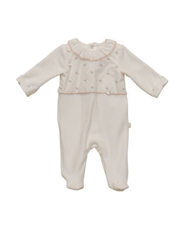 Elegante 4-delige gebreide set voor babymeisjes – 100% katoen