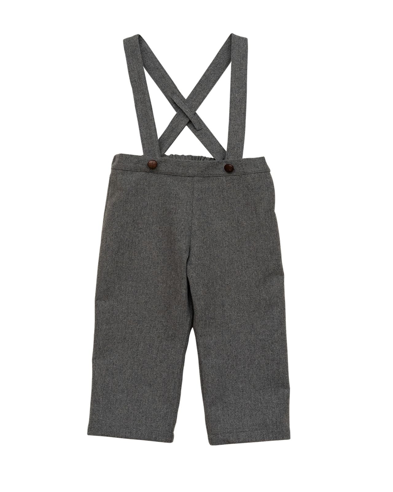 Broek met jarretels van wolmix – 60% wol / 40% polyester