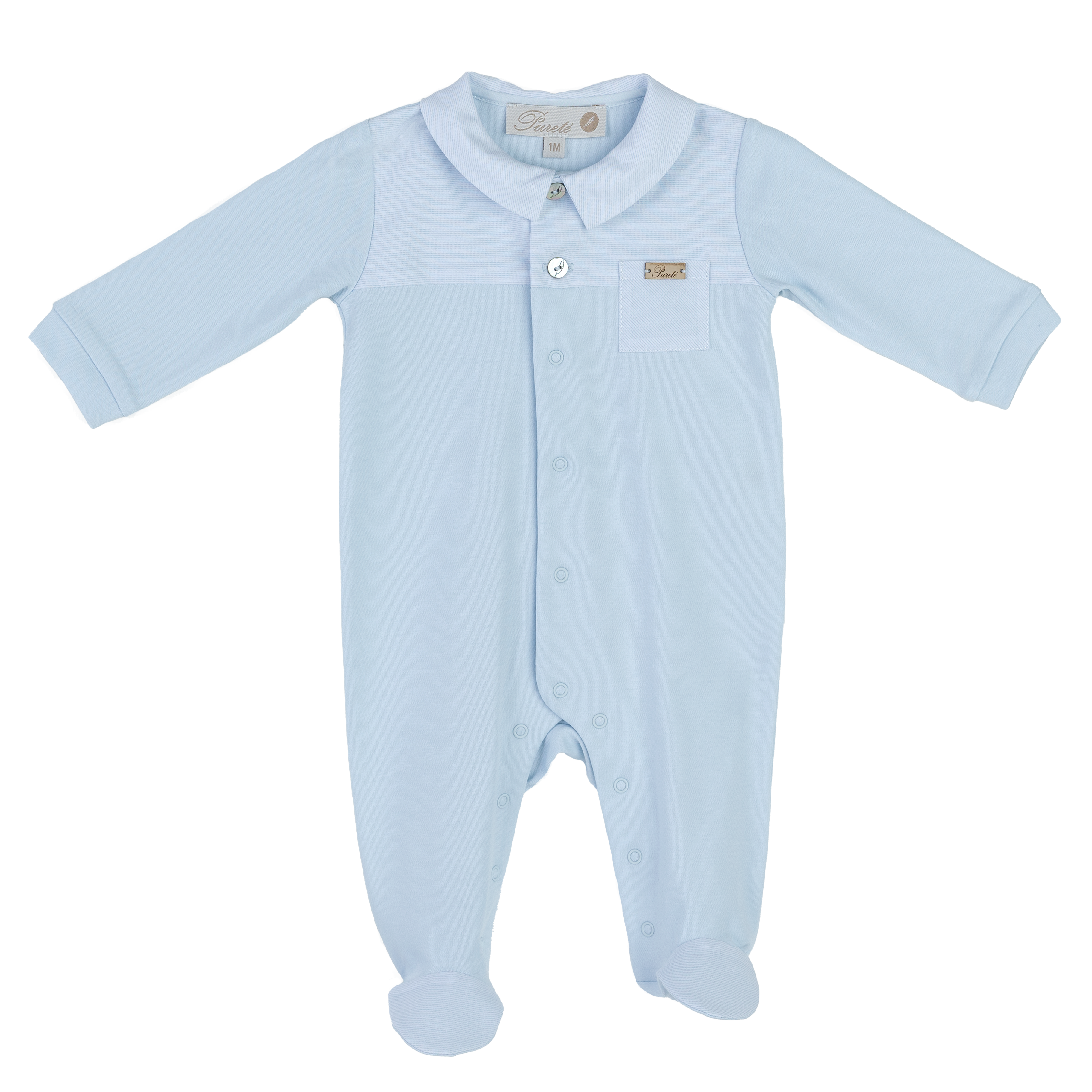 Babyjongen romper van 100% katoenbreisel