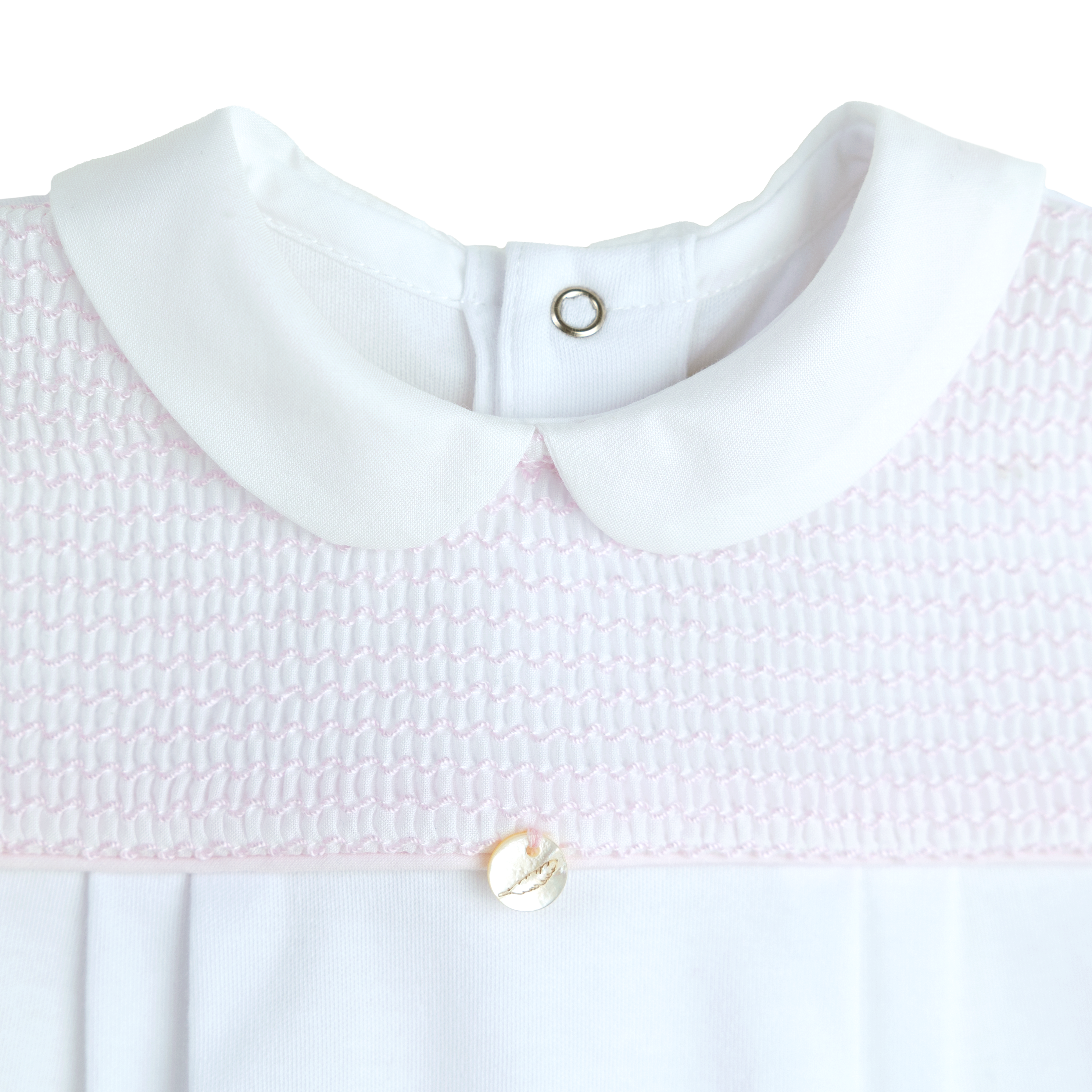 Premium geborduurd katoenen rompertje - Babymeisje of -jongen - 100% katoen